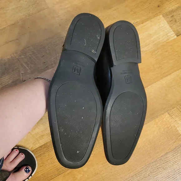 Bruno Magli Black Italian Leather Slip-On Firenze BM600319 Loafers Size 10‎